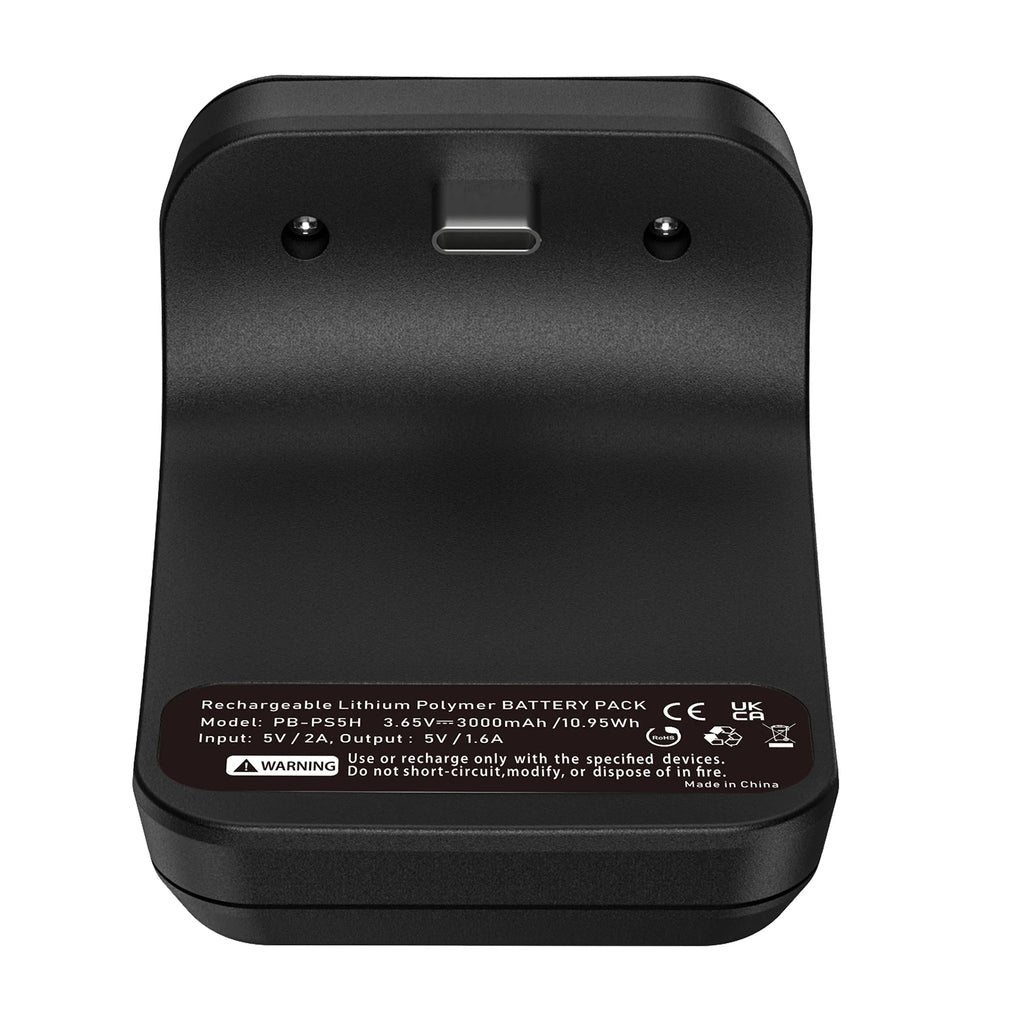 3000mAh PS5 Controller External Battery Pack for Sony PlayStation 5 DualSense CFI-ZCT1W Wireless Gamepad LIP1708