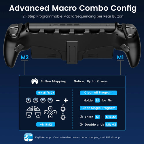Wireless Controller for Nintendo Switch 2 – TMR Joysticks, Bluetooth & Programmable Back Buttons